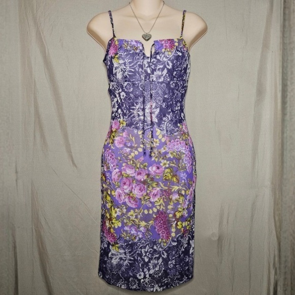 Vintage Forever 21 Floral Bodycon Dress